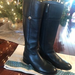 Tory Burch knee-high leather boots